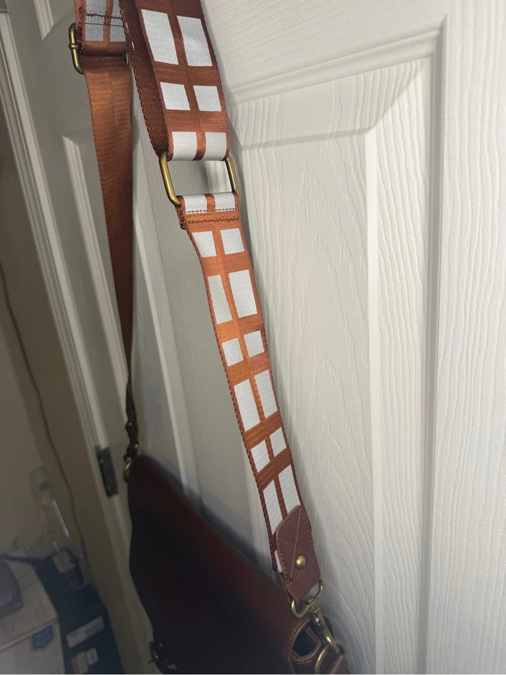 Star Wars Chewbacca Faux Leather Messenger Bag Bandolier Strap